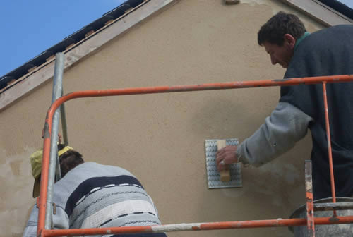 Travaux de ravalement de façade